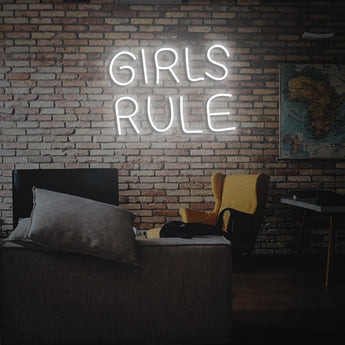 Girls Rule Neon Sign - Neon87