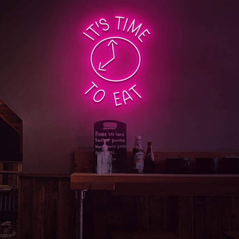 Its time to eat Neon Sign - Neon87
