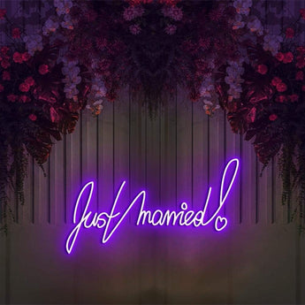 Just Married Neon Sign - Neon87