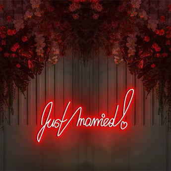 Just Married Neon Sign - Neon87