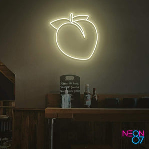 Peach Neon Sign - Neon87